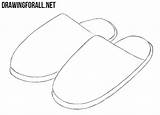 Slippers Drawingforall Erase Unnecessary sketch template