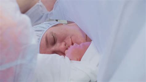 Mother Holds New Born Giving Birth Stock Footage Sbv 329895329