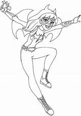 Dc Hero Batgirl Eroi sketch template