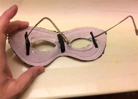 sew modern sew historical masquerade mask hack  people  wear glasses  pictures