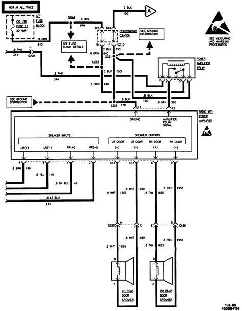 chevrolet tahoe lt radio factory wiring diagram  wiring diagram sample
