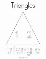 Coloring Triangle Triangles Pages Trace Color Shape Favorites Login Add Twistynoodle Noodle sketch template