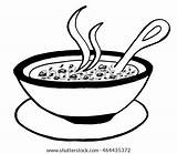 Bowl Soup Coloring Drawing Porridge Stew Hand Pages 검색 결과 대한 이미지 Template Pic Clip Kids sketch template