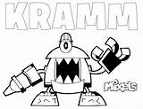 Kramm Mixels sketch template
