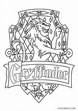 Ausmalbilder Gryffindor Ausdrucken Malvorlagen sketch template