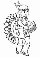Indian Coloring Pages Girl Chief Thanksgiving Red Color Printable Little Head Adorable Longhouse Getcolorings Drawing Getdrawings American Print Colorings Sioux sketch template