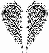 Wings Angel Drawing Tattoo Heart Vector Transparent Choose Board Feather Coloring Beautiful sketch template