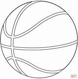 Basketball Coloring Ball Pages Printable Color Categories Club Kids sketch template