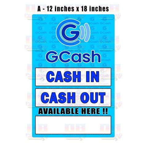 gcash cash  cash   load tarpaulin lazada ph