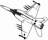 Coloring Pages Hornet Super Drawing Avion Chasse Coloriage Kids Fighter Template Getdrawings Getcolorings Aircraft Military sketch template