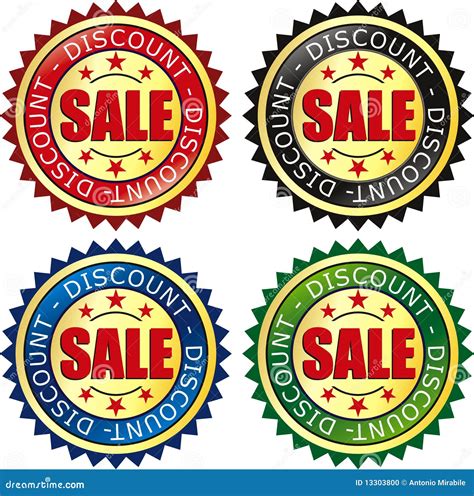 sale label stock vector illustration  colorful seal