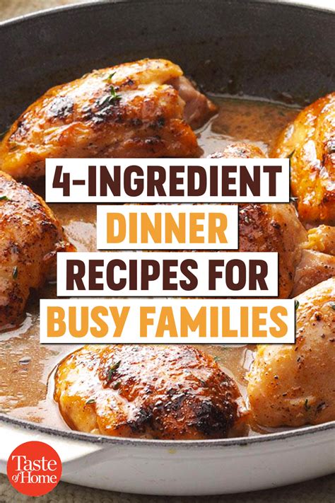 easy dinner recipes      ingredients easy