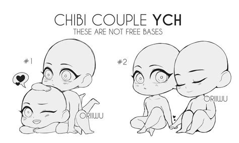 ych open  oriiwu  deviantart drawing base anime poses reference chibi drawings
