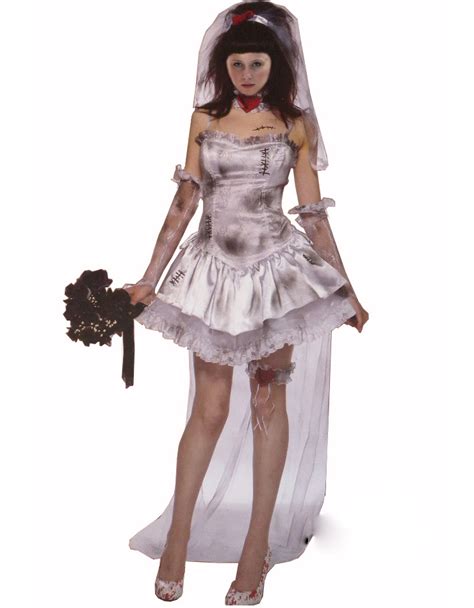 sexy corpse bride ghost zombie halloween fancy dress