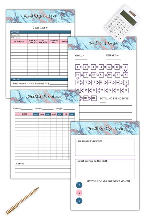 busy mom budget planner  pages