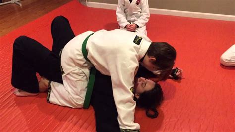 Defense From Mounted Choke And Pinned Arms Youtube