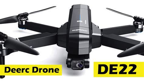 deerc de gps camera drone  great features youtube