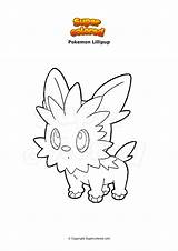 Pokemon Lillipup Ausmalbild Supercolored Coloriage sketch template
