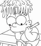 Bart Simpsons Xxxtentacion Desenho Colorear Pencil Bff Doodle Fiverr Doodles sketch template