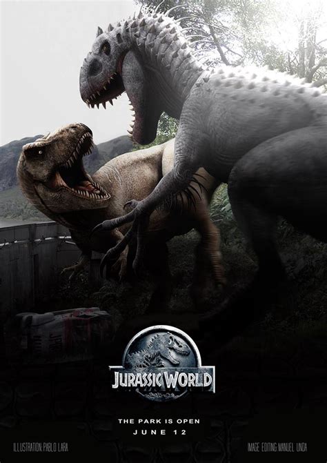 poster jurassic park  rex   rex en el foro adictos al cine