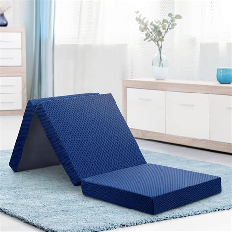 olee sleep stmmolvc folding bed mattress standard blue ebay