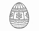 Pasqua Uovo Colorare Decorazioni Pascua Huevo Acolore sketch template