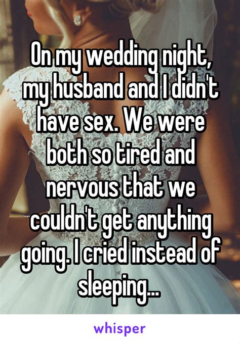 16 couples who didn t sleep together on their wedding nights
