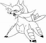 Coloring Pages Pokemon Samurott Dewott Para Colorear Drawings Pokémon Color Dibujo sketch template
