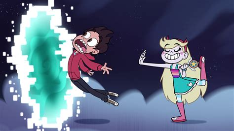 image s1e2 star pushes marco into the portal png star
