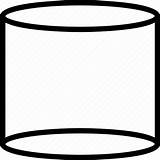 Cylinder Drawing Shape Geometry Form Icon Outline Iconfinder sketch template