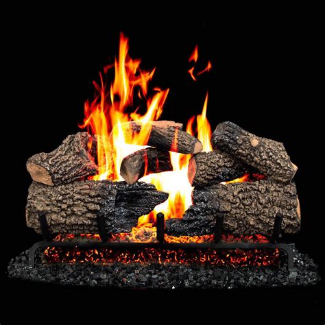 firenado   charred oak gas logs logs  walmartcom walmartcom