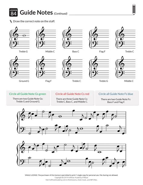 beginner piano worksheets db excelcom