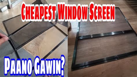 assemble cheapest window screen  awning youtube