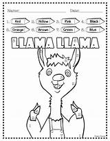 Pajama Mama Llamas Sheet Teacherspayteachers Dewdney Freebies Matemáticas Trapo Ovejas sketch template