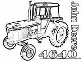 Deere Tractor Coloring John Pages Color Colouring Tractors Kids Printable Old Print Deer Sheets Drawing Book Books Number Wagon Template sketch template