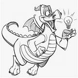 Figment Drawing Drawings Sketch Character Sketches Cohen Cartoon Disney Dragon Dreamfinder Draw Paul Cartoons Cute Epcot References Dinosaurs sketch template