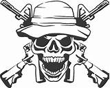Skull Ranger Militar Gun Militares Rangers Punisher Inkace 91b Calavera sketch template