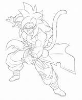 Goku Xeno Ssj4 Andrewdb13 Dbz sketch template