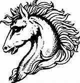 Horse Clipart Head Heraldic Cliparts Drawing Turncoat Getdrawings Transparent Webstockreview Clipground Coat sketch template