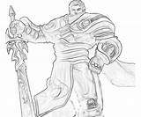 Garen Legends League Character Coloring Pages sketch template