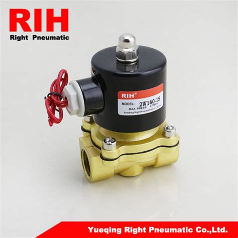 series solenoid valve      closed direct acting electric water brass