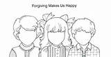 Coloring Forgiveness Pages Getdrawings Getcolorings sketch template