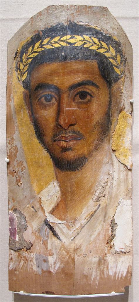 file periodo romano ritratto maschile per mummia arte