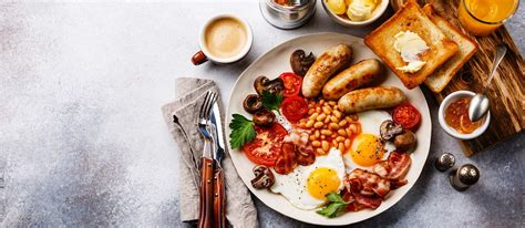 english breakfast traditional breakfast  england united kingdom