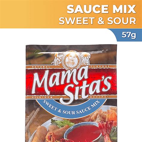Mama Sitas Sauce Mix Sweet And Sour 57g Recipe Mixes Walter Mart