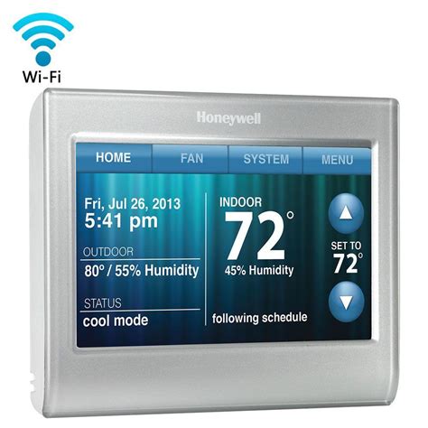honeywell wi fi smart thermostat rthwf  home depot