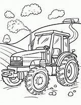 Tractor Coloring Pages Printable sketch template