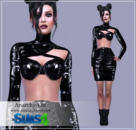 Anarchy Cat Clothing For Females 45 Sims Sims 4 Sims
