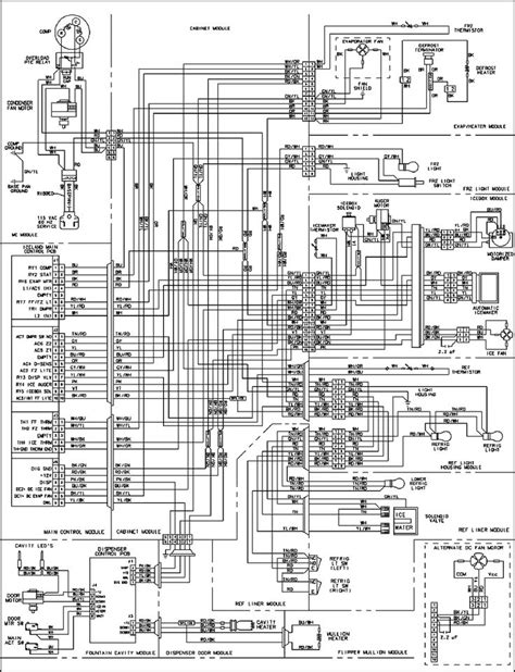 whirlpool refrigerator wiring diagram
