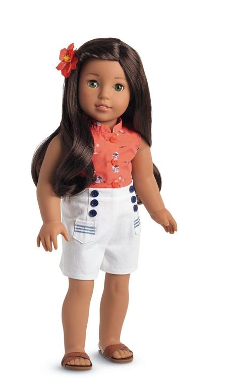 American Girl Historical 1941 Nanea Mitchell Doll 18 Book Hawaiian Doll